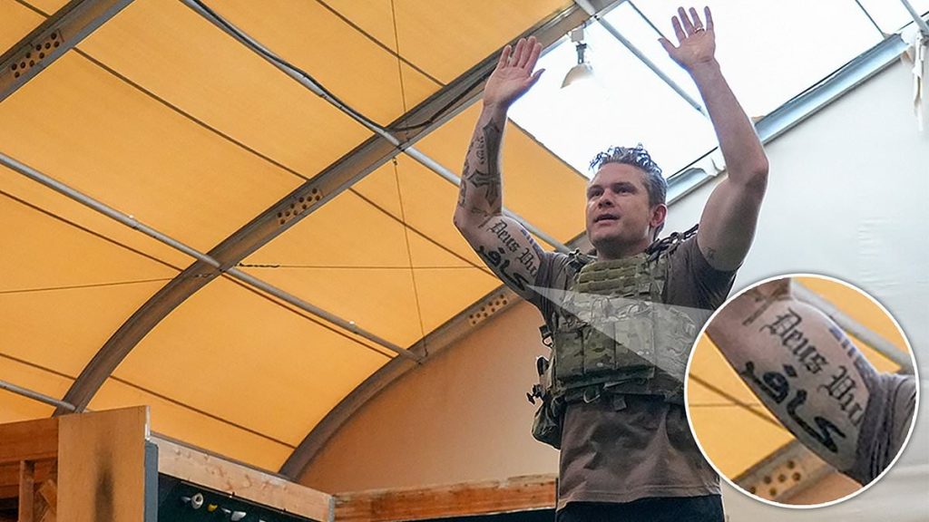 Pete Hegseth unwittingly reveals controversial new tattoo