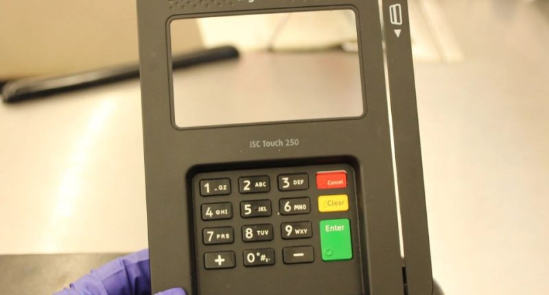 Ingenico ISC Touch 250 card reader.