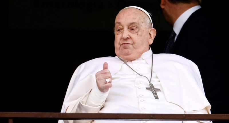 Pope Francis condemns Israeli attacks, appears for 1st time since weeks-long hospitalization