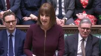 Rachel Reeves delivering her spring statement to MPs in the House of Commons.