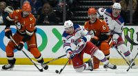 Rangers blow two-goal lead in crushing overtime loss to Ducks