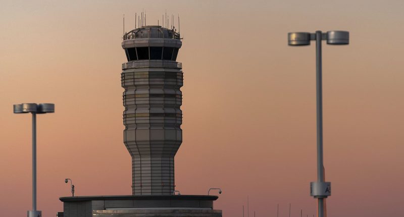 Reagan air traffic controllers fight in control tower