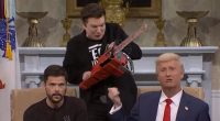 SNL mocks Elon Musk with DOGE head joining Oval Office showdown