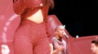 Selena Quintanilla-Pérez performing onstage.
