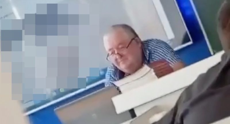 Physics teacher watching pornography during class.