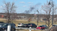 Small plane crashes near Pennsylvania airport, sends smoke billowing