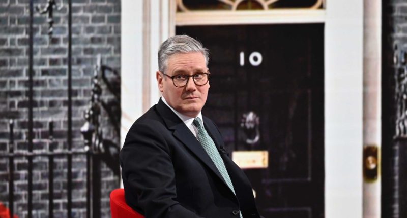 Sir Keir Starmer on a TV program.