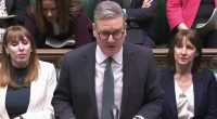 Sir Keir Starmer speaking at Prime Minister's Questions.