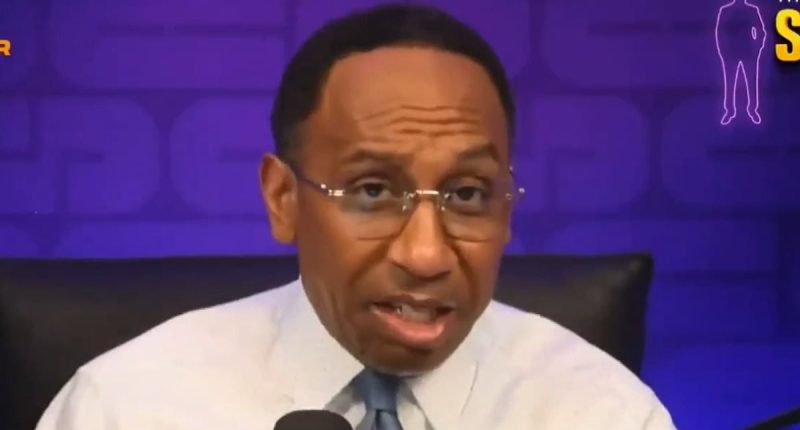 Stephen A Smith EXPLODES on his own staff for voting Democrat