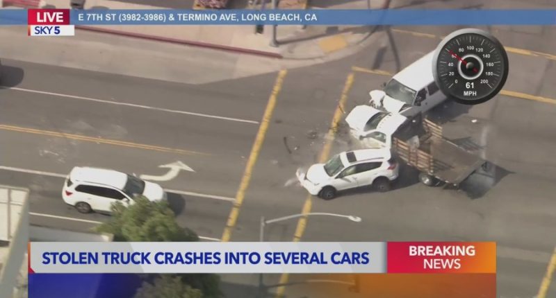 Stolen Truck Crash
