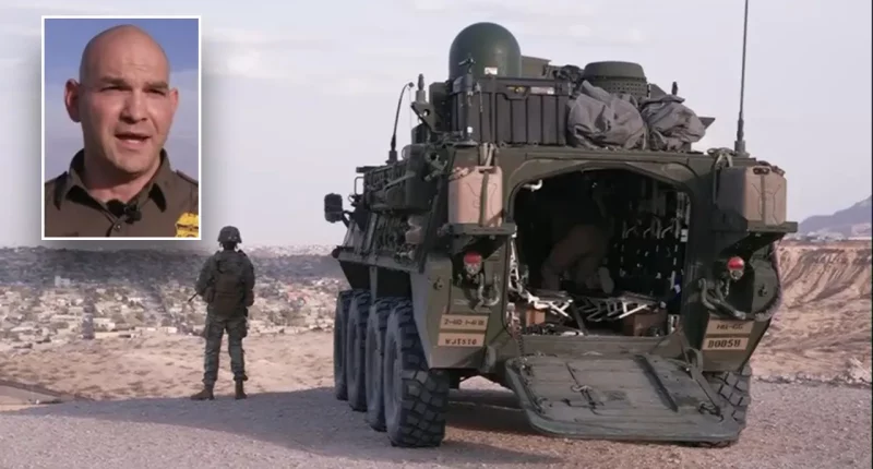 Stryker armored vehicles deploy to US-Mexico border under Trump administration