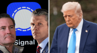 Sunday shows preview: Trump dismisses Signal chat fallout; Tariff trade war heats up