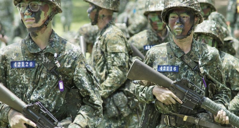 Taiwan’s volunteer military shrinks amid growing Chinese aggression
