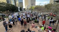 Tampa protesters stand with Ukraine as U.S. pauses military aid