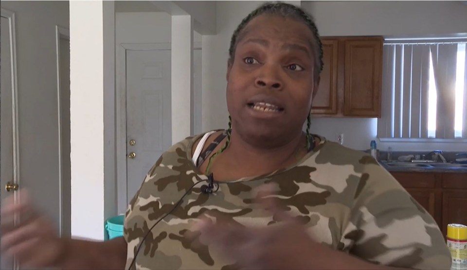 A Flint, Michigan resident discusses her eviction from Redstone Townhomes.