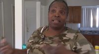 A Flint, Michigan resident discusses her eviction from Redstone Townhomes.
