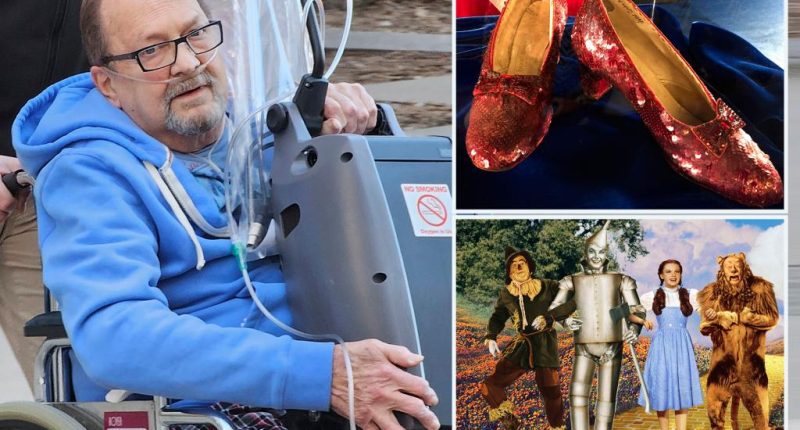 Thief involved in hiding stolen ruby slippers from ‘The Wizard of Oz’ has died before going to trial