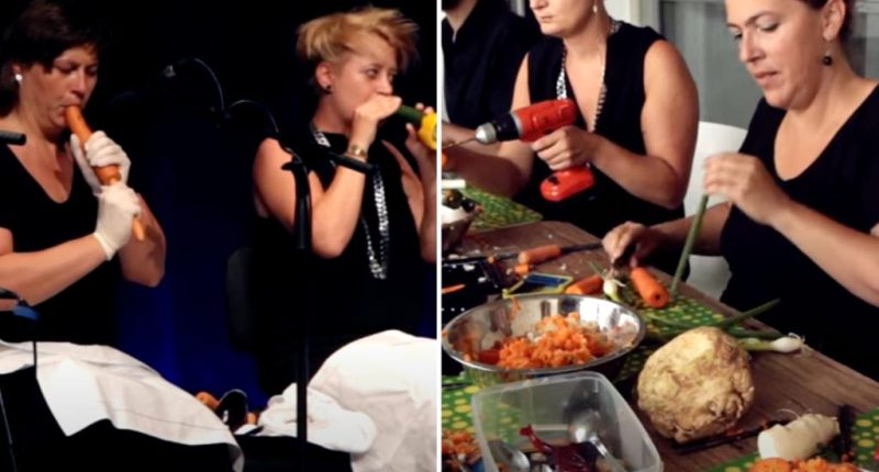 This orchestra only plays instruments made out of vegetables