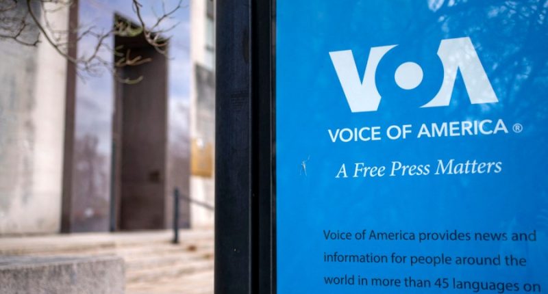 Trump administration sued over shuttering of VOA
