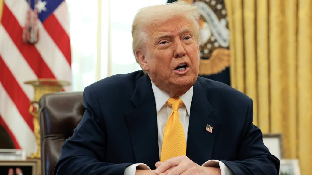 Trump rips apart 'troublemaker' reporter in Oval Office over question