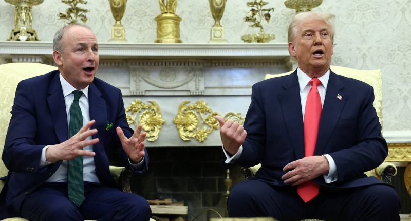 Trump says Ireland has taken advantage of US in front of Irish PM