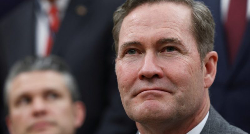 Close-up of Mike Waltz, U.S. National Security Advisor.