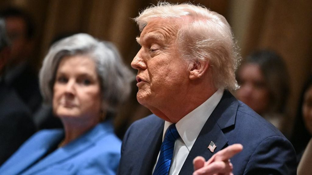 Trump's brutal swipe at CNN's Kaitlan Collins over group chat question