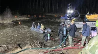 US military working to recover 70 ton vehicle from Lithuanian swamp as 4 Army soldiers remain missing