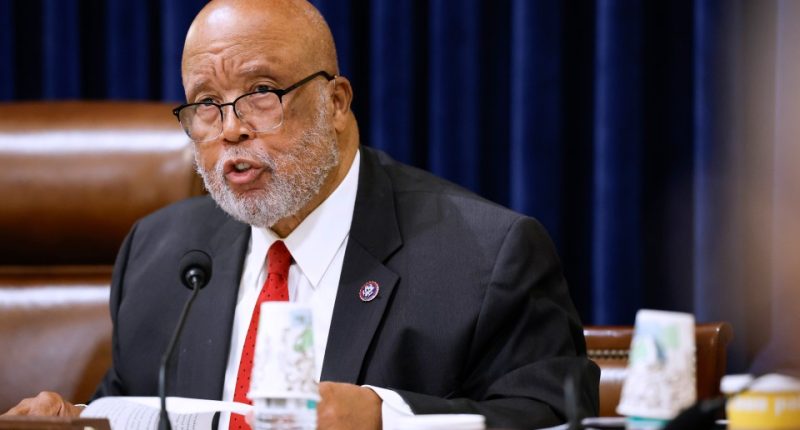 Rep. Bennie Thompson speaking at a House Homeland Security Committee hearing.