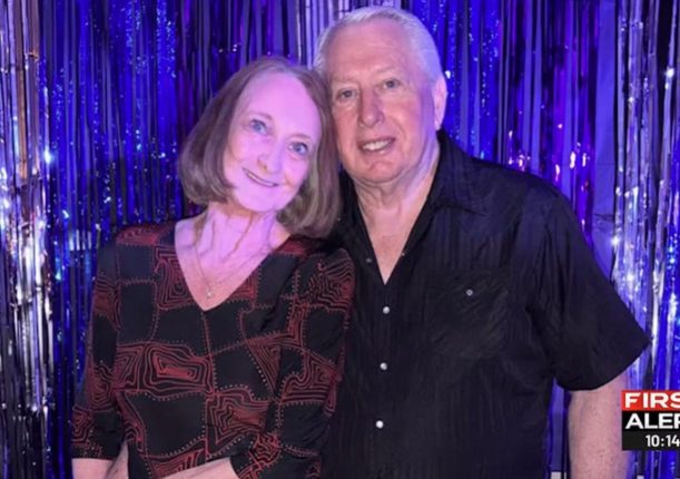 Photo of Mary Woodrow and her husband.