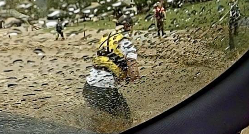 WATCH: Hero cop rescued from Hurricane Helene flash flood, immediately helps injured man: 'It's what we do'