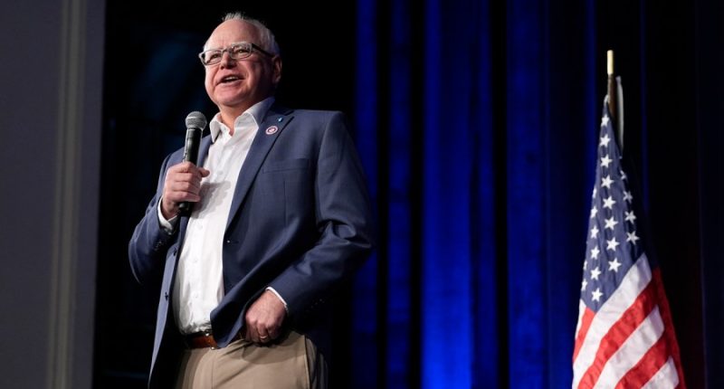Walz walks back Tesla stock quip: 'Being a smart-a--'