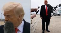 Watch: Trump is HIT in face by reporter... but 'handles it like a pro'