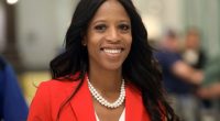 FILE - Republican U.S. Rep. Mia Love greets supporters during an election night party, in Lehi, Utah, Nov. 6, 2018. (AP Photo/Rick Bowmer, File)