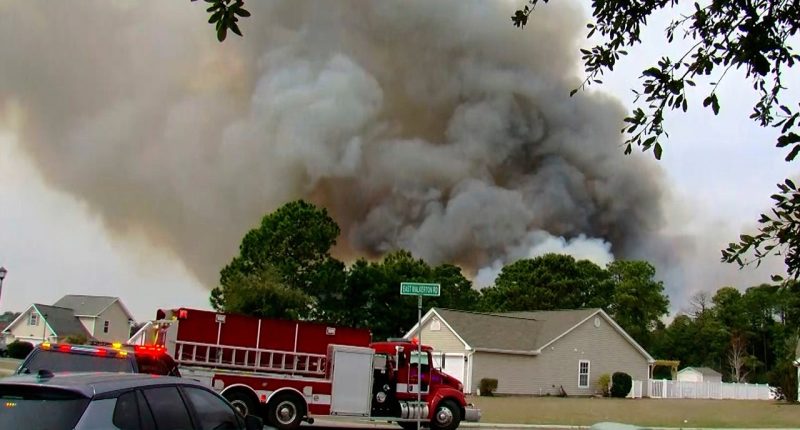 Wildfires scorch the Carolinas, SC Governor McMaster declares state of emergency
