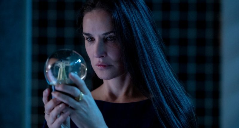 This image released by Mubi shows Demi Moore in a scene from "The Substance." (Mubi via AP)