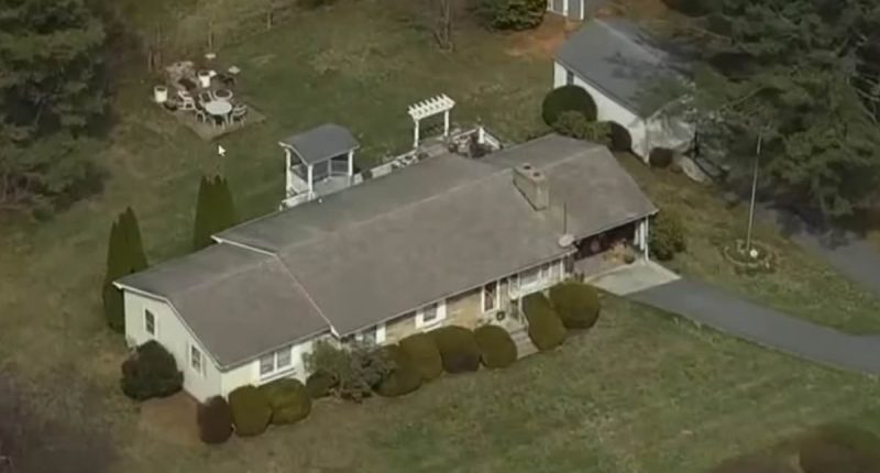 Woman comes home to find bloody stranger crying on her couch