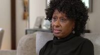 Sheila Gibson, Sandy Springs homeowner, being interviewed.