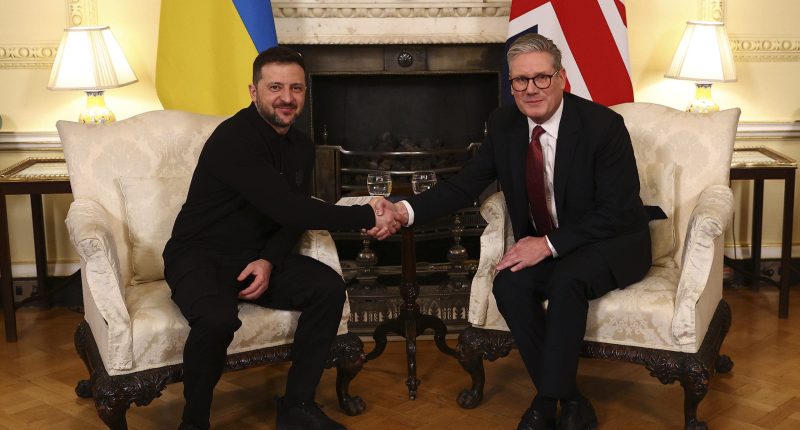 Zelenskyy meets with British Prime Minister Keir Starmer in London following Trump Oval Office clash