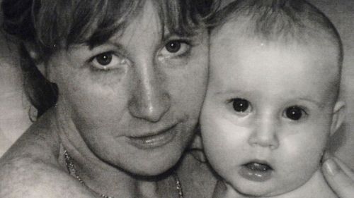 A copy photo, taken in Melbourne, Tuesday, August 21, 2007, of Cindy Crossthwaite and her son Jonas.
