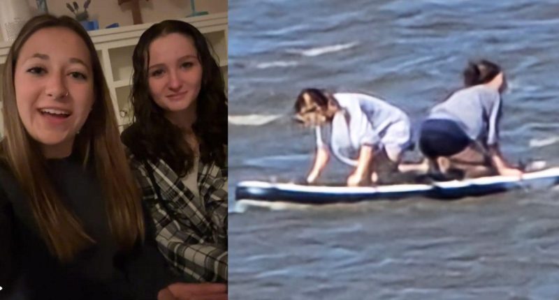 2 teen girls missing after paddleboarding in Florida found safe