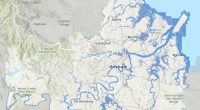 Brisbane Lord Mayor Adrian Schrinner shared this flood mapping for Brisbane ahead of Cyclone Alfred.