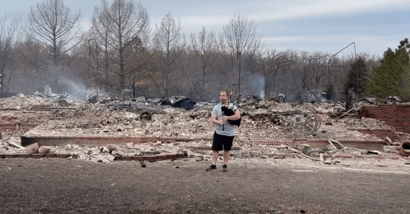 Amazing Grace sends hope after family loses everything in fires