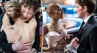 Ariana Grande, Ethan Slater embrace inside Oscars 2025 after gushing over each other on red carpet
