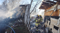 BVFD: House fire caused by 'improper use of outdoor burning container' and high wind