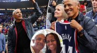 Barack Obama attends Clippers game without Michelle as she continues to stay under the radar