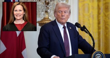 Barrett words thrown at SCOTUS in Trump funding freeze fight