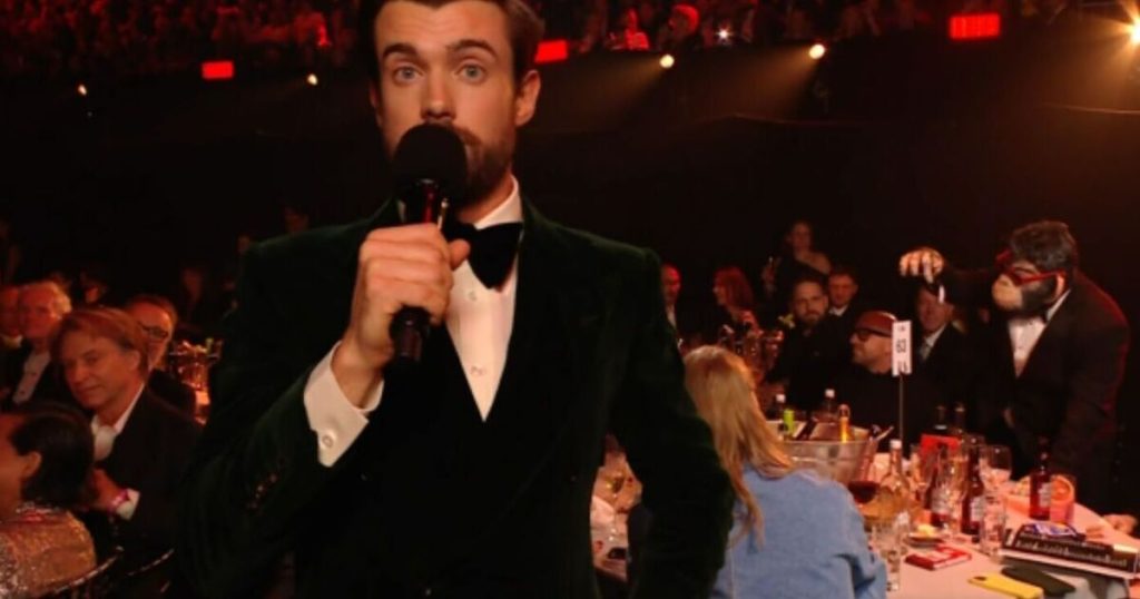 Brit Awards viewers disgusted as Robbie Williams monkey 'snorts drugs' live on air