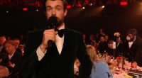 Brit Awards viewers disgusted as Robbie Williams monkey 'snorts drugs' live on air