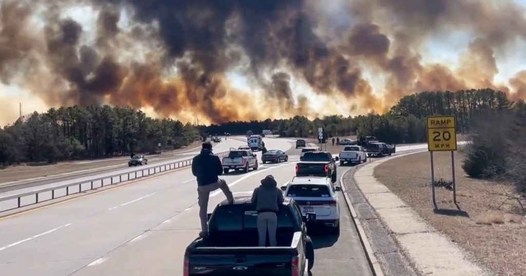 Brush fire on Long Island that has scorched 400 acres is 80% contained